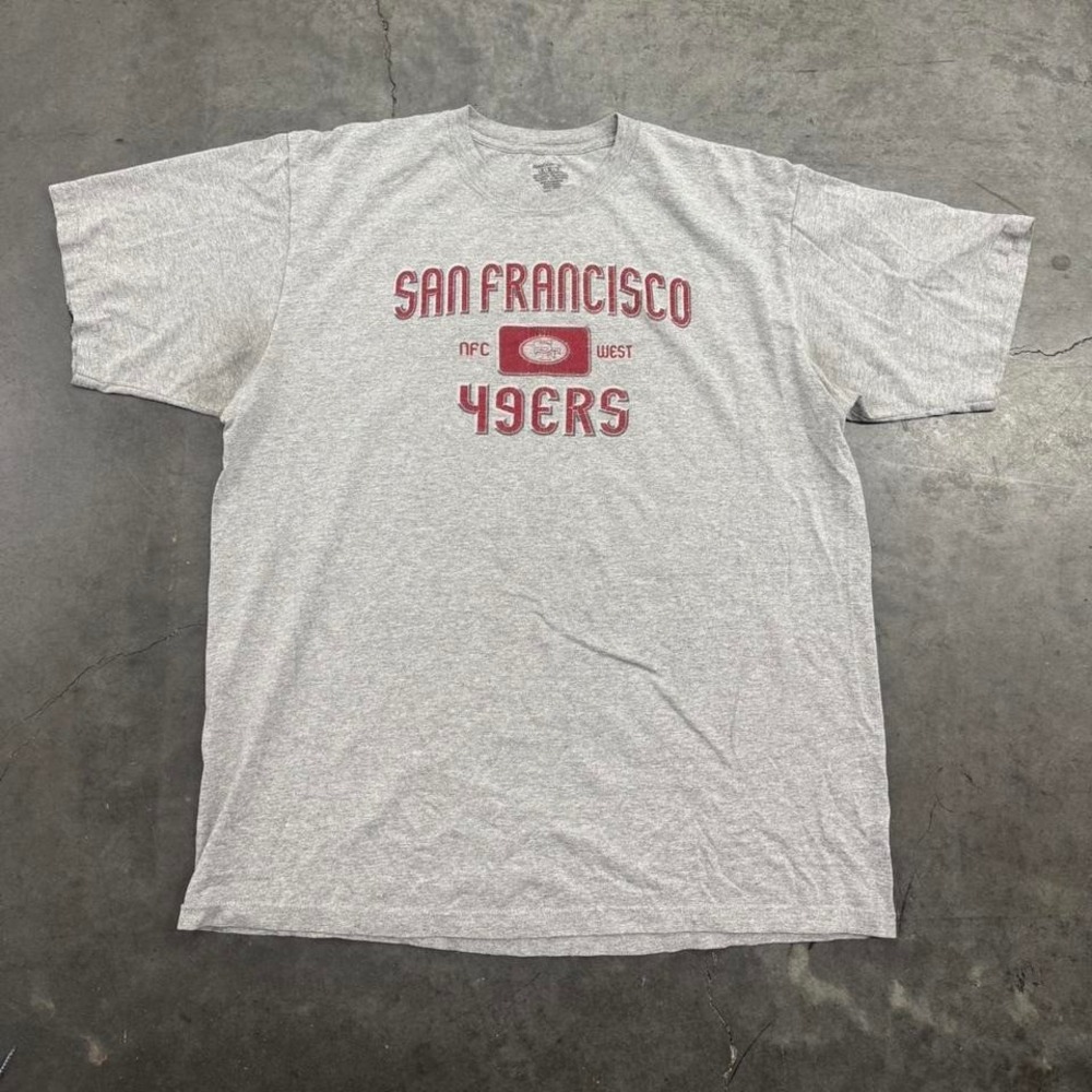Y2K‎ San Francisco 49ers Reebok grey t shirt